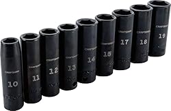 CRAFTSMAN Impact Socket Set, Metric, 3/8", 9Piece