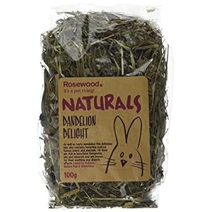 Rosewood Naturals Dandelion Delight, Rabbit Treats & Small Animal Treats, 100g