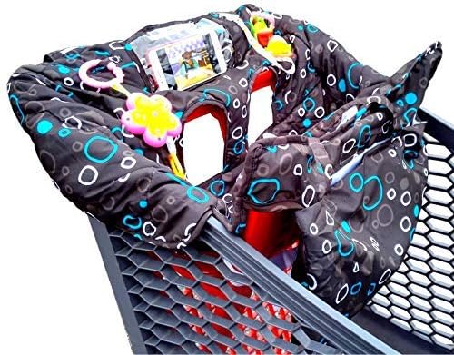 Large Protege Chariot Bebe Supermarche Chamssy Housse Protection Chaise Haute Avec Sac De Rangement Couverture Avec Sangles De Securite Enfant Hygienique Pratique Lavable Pliable Portable Amazon Fr Bebes Puericulture