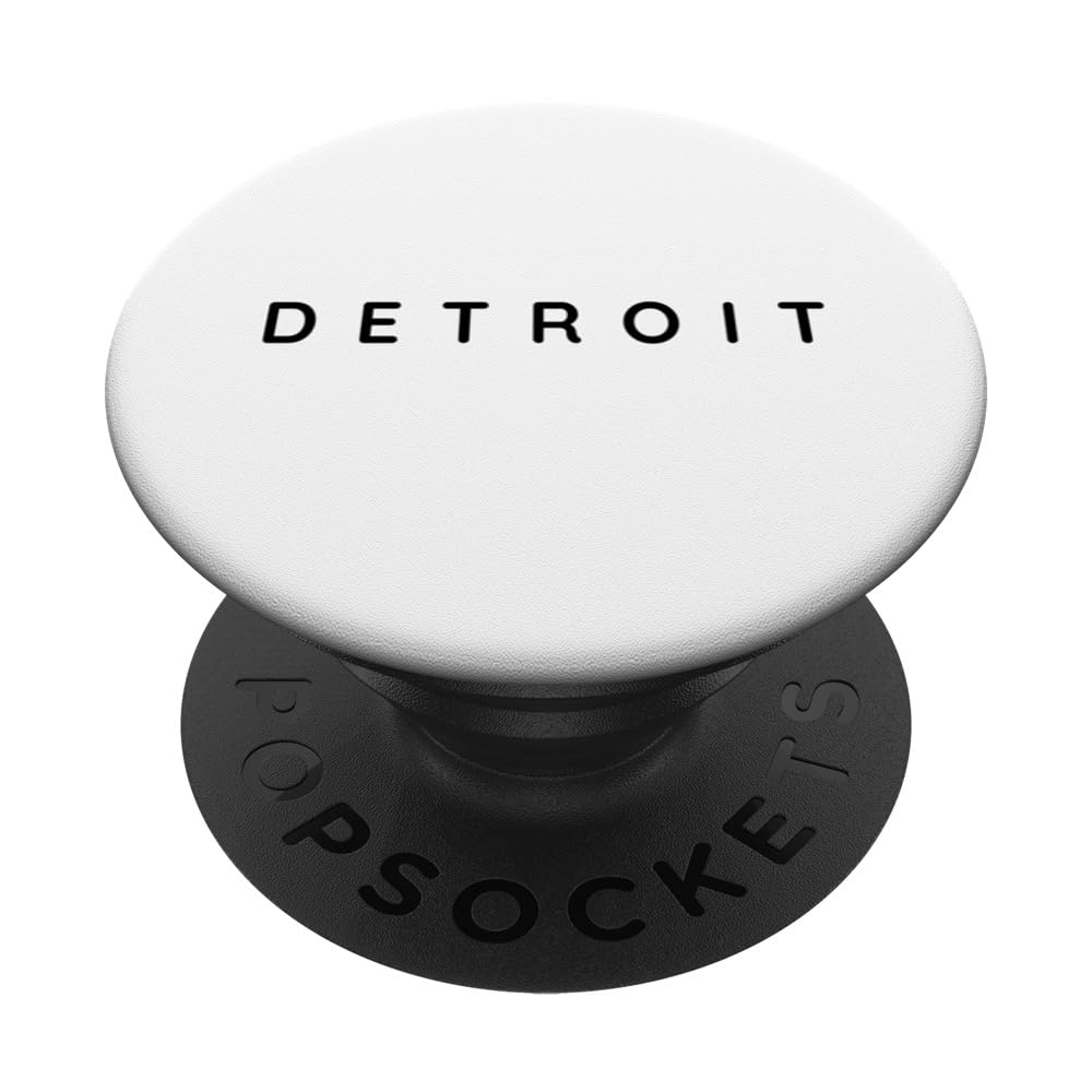 Detroiter / Detroiters / Detroit Modern, Contemporary Font PopSockets Swappable PopGrip