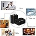 USB Wall Charger 2.1A Dual USB Charger Adapter Quick Charger for iPhone X 8/7/6 Plus SE/5S/4S,iPad, iPod, Samsung Galaxy S7/S6/S5 Edge, LG, HTC, Huawei, Moto, Kindle and More (Black)