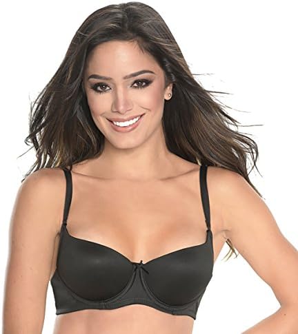 Push Up Bra - Underwire Bra, black, 34 B