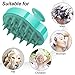 STURME Silicone Hair Scalp Massager Shampoo Brush Soft and Comfortable Scalp Brush Clean Massage Scalp Reduce Stress Perfect for Men Women Children and Pets (green)