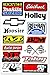 Dirt Bike Pro Motocross Supercross Motorcycles MotoGP ATV Helmet Racing Lot 6 Vinyl Graphic Decals Stickers D6205 Best4Buy