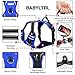 Big Dog Harness No Pull Adjustable Pet Reflective Oxford Soft Vest for Large Dogs Easy Control Harness (L, Blue)