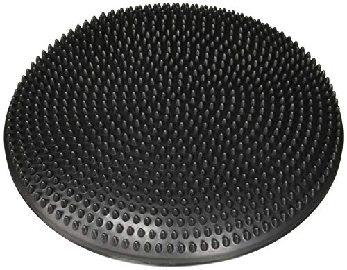 Black Mountain Products Exercise Balance Stability Disc with Hand Pump, Black, 13 inch diameter - Thumbnail 2