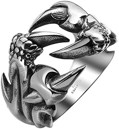 Fashion Unisex Charms Jewelry Antique Silver Plating Punk Statement Rings
