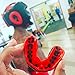 Oral Mart Black/Red Adult Mouth Guard - Adult Sports Mouth Guard for Karate, Boxing, Sparring, Football, Field Hockey, BJJ, Muay Thai,Soccer, Rugby, Martial Arts