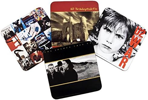 U2 Set of 4 Cork-backed Coasters