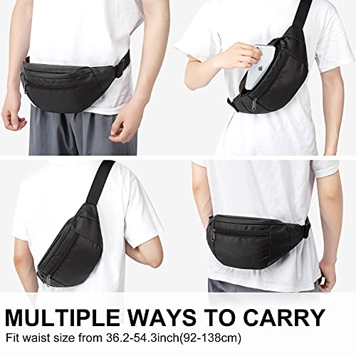 Fanny Pack for Men Waterproof Sling Bag Waist Packs with