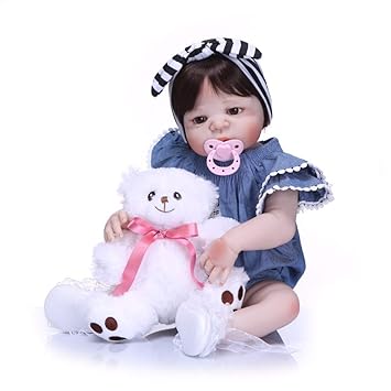 FidgetGear NPK 22inch 56cm Simulation Full Silicone Reborn Dolls Lifestyle Bjd Princess Doll Reborn Toys for Girls Bebes Reborn