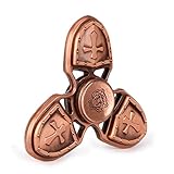Fidget Hand Spinner Toys Stress Reducer High Speed and Perfect for ADD,ADHD, Anxiety and Autism Adult Children by RUIVAN (Red copper)