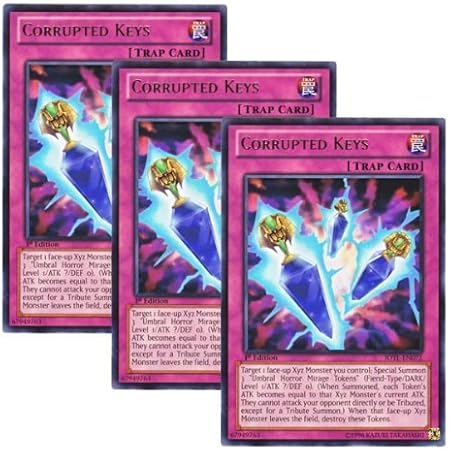 Amazon 3枚セット 遊戯王 英語版 Jotl En072 Corrupted Keys 罪鍵の法 シン キー ロウ レア 1st Edition トレカ 通販 Amazon 3枚セット 遊戯王 英語版 Jotl En072 Corrupted Keys 罪鍵の法 シン キー ロウ レア 1st Edition トレカ 通販