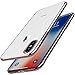 TOZO for iPhone X Case Hard Cover World's Thinnest Protect Bumper Shell for iPhone 10 / X Transparent Light Weight Rose Gold Plating Edge