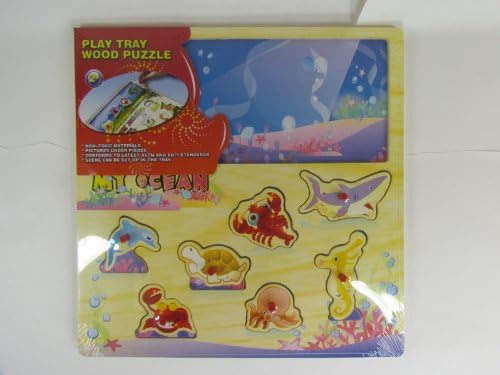 2 Item Bundle: Animal Wood Puzzle for Toddlers (12"x12") and Spiderman Stickers (3"x6" 4 Sheets)