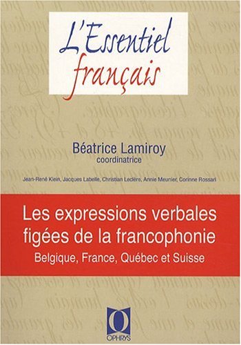 Les  expressions verbales figées de la francophonie