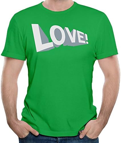 Ren YaXin Custom Love F2 T Shirt For Man O-Neck KellyGreen
