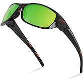 DEAFRAIN Polarized Sports Sunglasses for Men Women Driving Fishing Cycling Running UV Protection