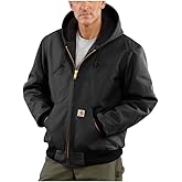 Carhartt mens Loose Fit Firm Duck Insulated Flannel-lined Active Jacket