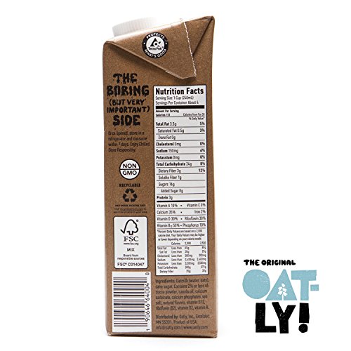 Oatly Oatmilk (12-pack, 32oz) (Chocolate)