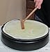 Crepe Batter Spreader. 7 Inch Crepe Maker is Made of Beechwood and Seasoned with Mineral Oil. Recipe and Care-Use Card Included. By Crepe Scott.