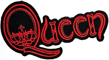 Red Queen Rock Music Band Heavy Metal Punk Rock Logo Iron on sew on Patch Jacket T Shirt Patch Sew Iron on Embroidered Symbol Badge Cloth Sign Costume