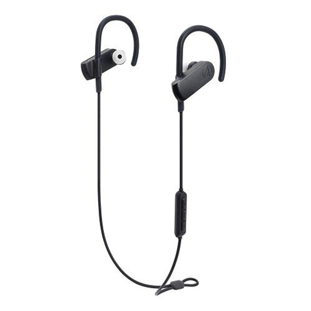 Audio-Technica ATH-SPORT70BTBK Wireless Bluetooth connection Earbuds Headphones Black
