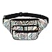 Kayhoma Boho Fanny Pack Geometric Shape Festival Bum Bags Travel Hiking Belt Purse