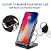 Fast Qi Wireless Charger, Fodlon Wireless Charging Pad for iPhone 8 / 8 Plus, iPhone X, Samung Galaxy Note 8, S8 / S8 Plus, S7 / S7 Edge [No AC Adapter] [Black]