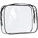 ScivoKaval Clear Carry-On Travel Toiletry Bag TSA 3 1 1 Airline Quart Bag 1 Quart Sized with Zipper for Men and Women 1 Pack