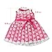 AOFUL Bitty Baby Doll Clothes Dress, Pink Pretty Summer Dress Fits Outfit 15