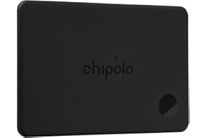 Chipolo CARD - Rechargeable wallet tracker card, Bluetooth tracker, item locator, passport finder compatible with Apple Find My or Find Hub with Call Your Phone & Out of Range Alerts for Android