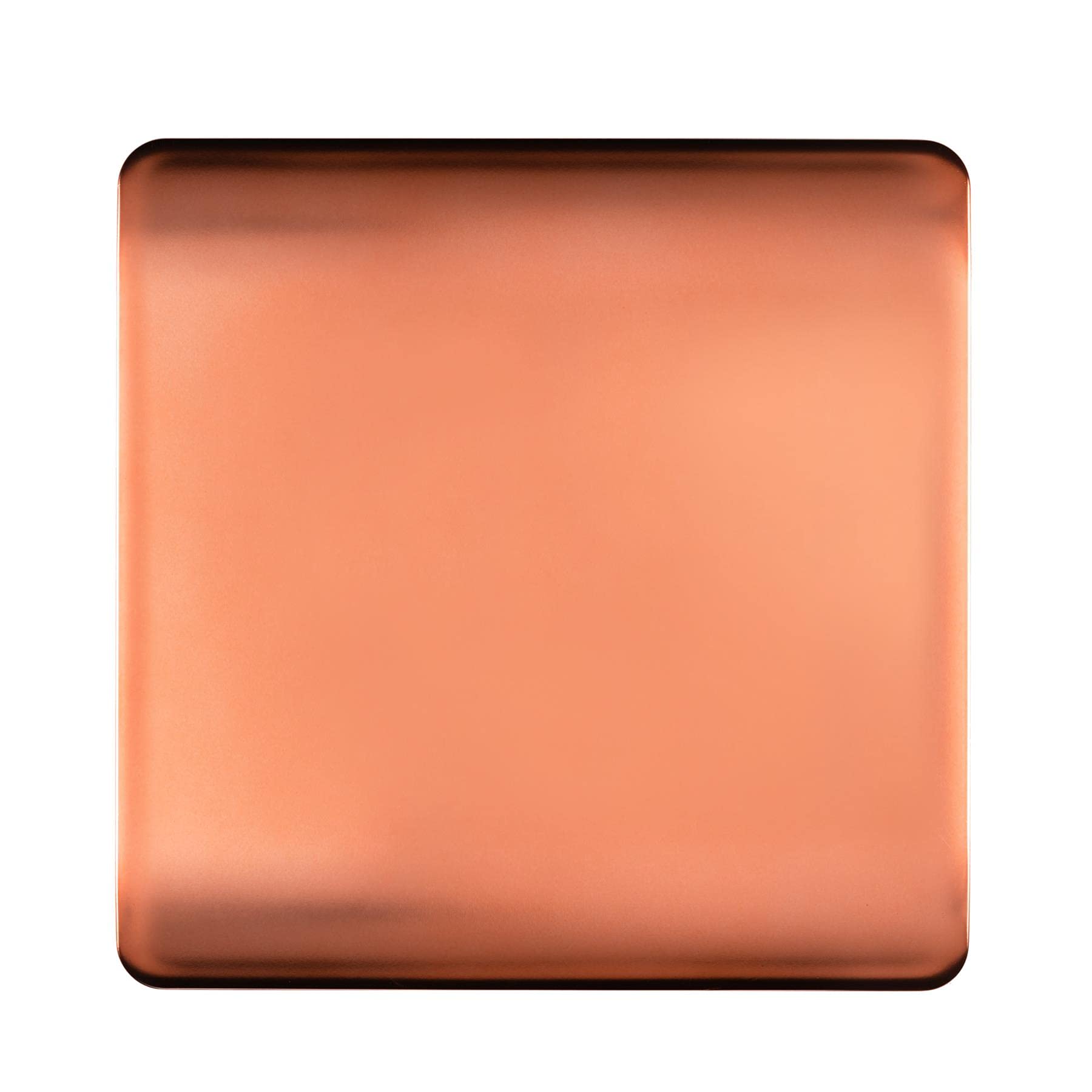 Trendi Switch Artistic Modern Tactile Single Blanking Plate Copper,Art-BLK