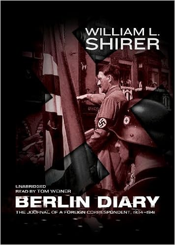 Amazon Com Berlin Diary The Journal Of A Foreign Correspondent 1934 1941 9781441734136 William L Shirer Tom Weiner Books