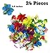 JOYIN 38 Pcs Tropical Palm Leaves Hibiscus Flowers with 13.5-inch Packaged Tissue Pineapples Imitation Leaf for Hawaiian Luau Party Jungle Beach Theme Table Decorations