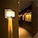 Motion Sensor Closet Light, OxyLED Wall Lights Battery Operated, Luxury Aluminum Stick-on Anywhere Wall Lamp Sconces, Motion Sensor Indoor Security Light for Stair, Kitchen, Bathroom, Hallway, 2 Pack