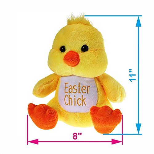 Plush Easter Basket For Baby - Toddler & Kids Of All Ages. Set Includes Plush Easter Bunny, Plush Easter Egg, Plush Easter Chick, Easter Basket - Thumbnail 3