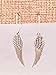 Angel Wing Medium Sized Pewter Earrings