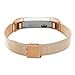 For Fitbit Alta Bands,CreateGreat Metal Band for Fitbit Alta Bracelet/Fitbit Alta Replacement Band/Fitbit Alta Bands/Alta Bands,Rose Gold