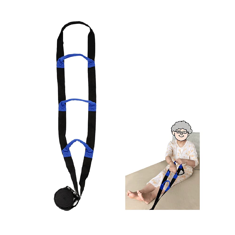 NEPPT Bed Ladder Assist - Pull Up Bed Rope Ladder Beds Assist Strap for Elderly and Seniors Bedridden Patients Lifting Assistance with Handle Adjustable Sit Up Helper Safety Bedside Hand Grips