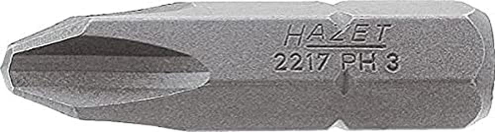 HAZET 2217-PH3 32 mm Cross Recess Profile PH Bit - Multi-Colour