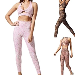 adgbd Yogalegging voor dames, met hoge taille, 2 stuks, met hoge taille