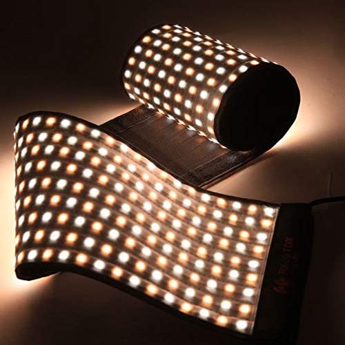 Falcon Eyes RX-29TDX Flexible Led Video Panel Continous Light 100W Bi-color 3000K-5600K Led Photo Lighting DMX 512 +RC-5B Remote Control + Honeycomb Grid Softbox Diffuser - Image 5