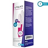 Early Detection Pregnancy Tests [7 Sticks] One-Step Urine Test Kit (HCG) by Utilax: Over 99% Accuracy, Easy to Use - FDA Approved Best Quality & Value