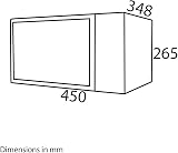 SIA FAM21SI 20L Freestanding Microwave Silver 700W Analogue Dials view 5