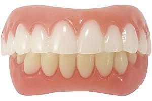 GENERIC Veneers Teeth for Women and Men,Silicone Reline Denture Set, Renew Your Smile, Snap on Veneers