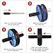 Fitness Master Ab Wheel Roller with Knee Mat - Easy Assembly