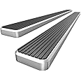 APS Running Boards 5in Compatible with Jeep Grand Cherokee 2011-2021 (Include 22 WK)(Exclude Limited X & High Altitude & Summit & SRT & SRT8 & Trackhawk & Trailhawk) 304 Stainless Steel Nerf Bars