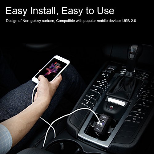image for BUNKER INDUST 5V 2.1A Dual USB Power Socket Rapid Car Charger Smart Ph