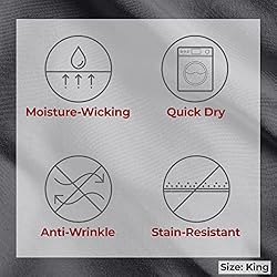 Mellanni King Size Sheet Set - 4 PC Iconic